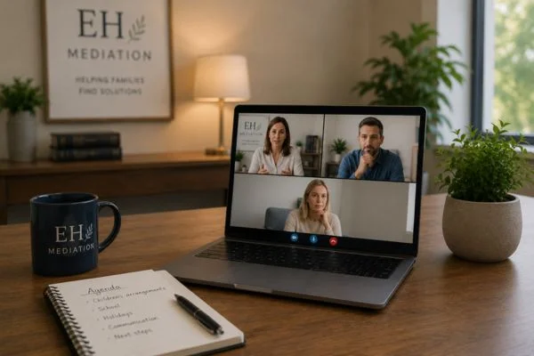 child access mediation Sevenoaks online meeting.