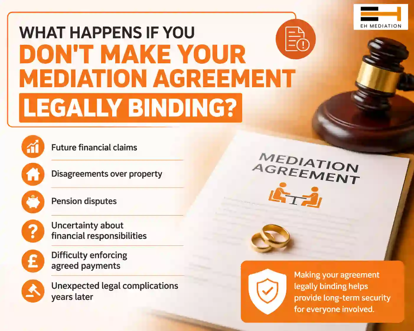 What Happens If You Don't Make Your Mediation Agreement Legally Binding Sevenoaks?